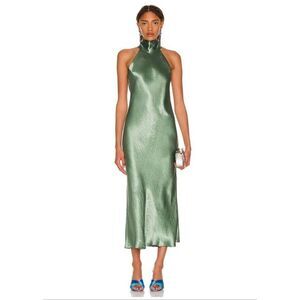 Galvan London Cropped Sienna Dress $1095 SIZE US 6